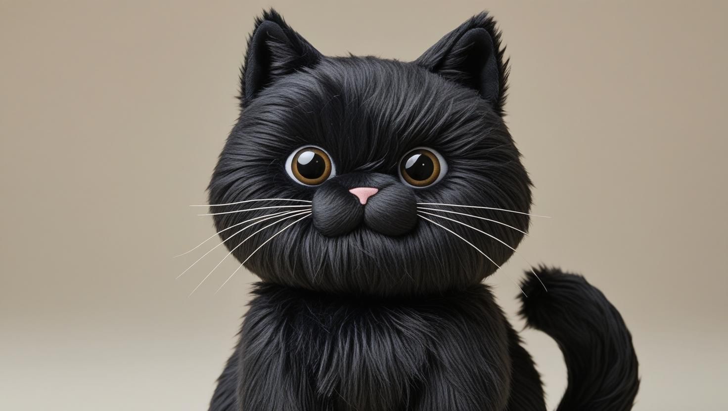 黒猫ぬいぐるみ