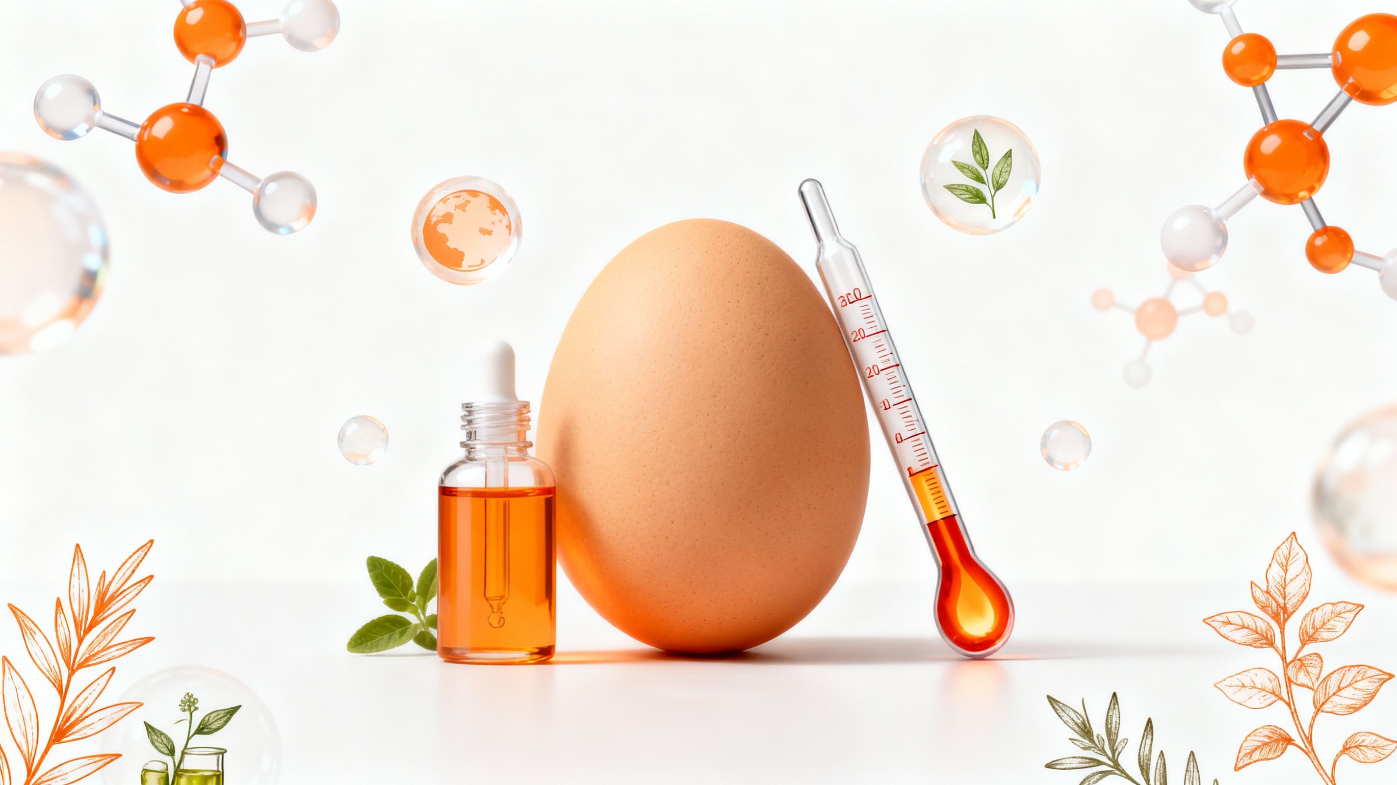 卵と美容液
