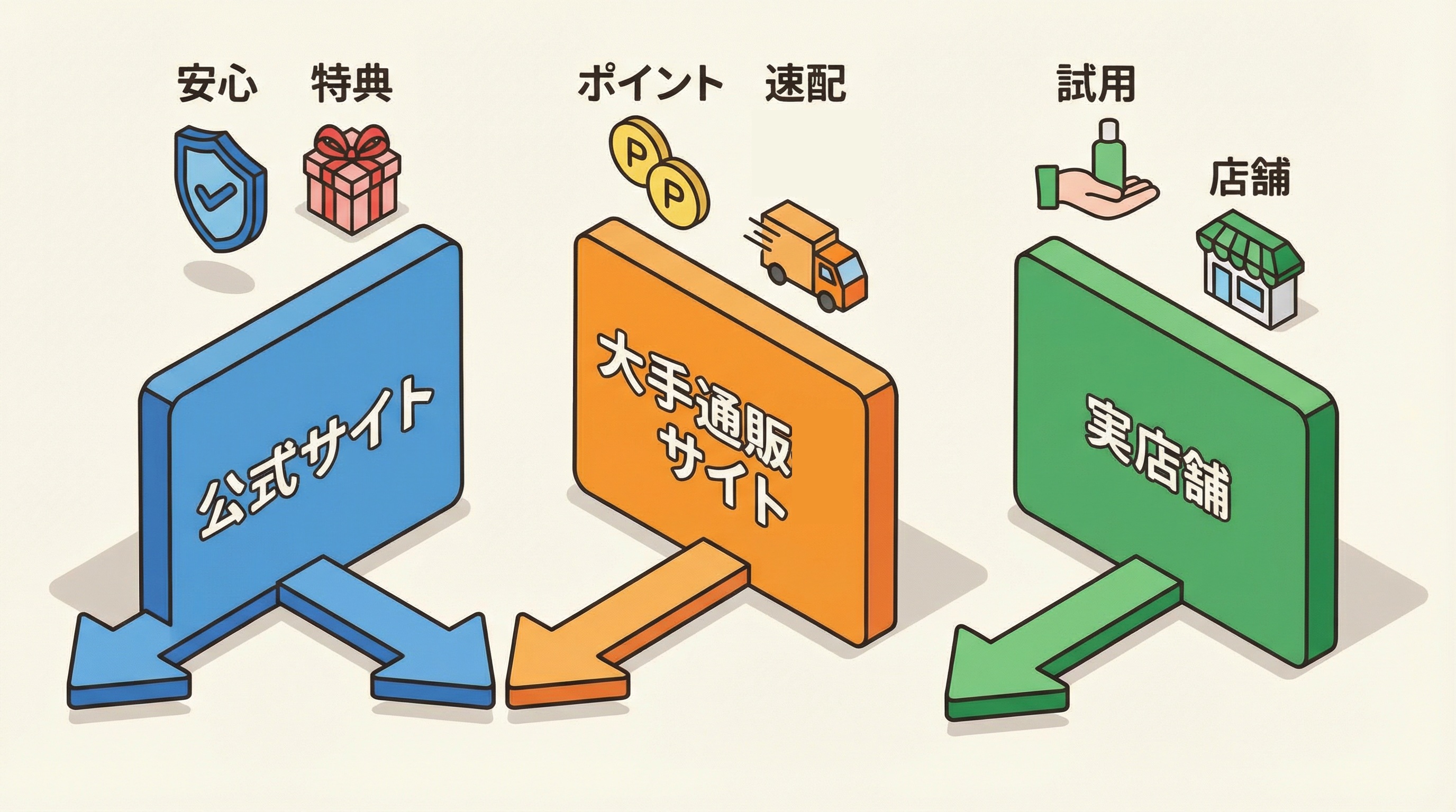 購入方法の特徴