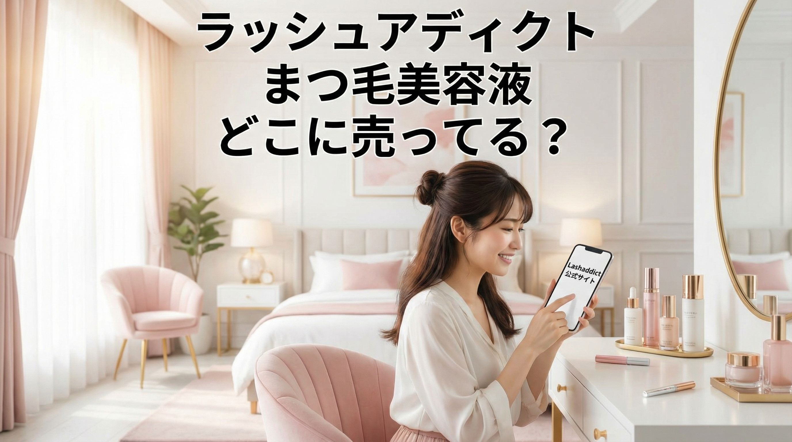 偽物に注意！ラッシュアディクトまつ毛美容液は、どこに売ってる？本物の販売場所を調査