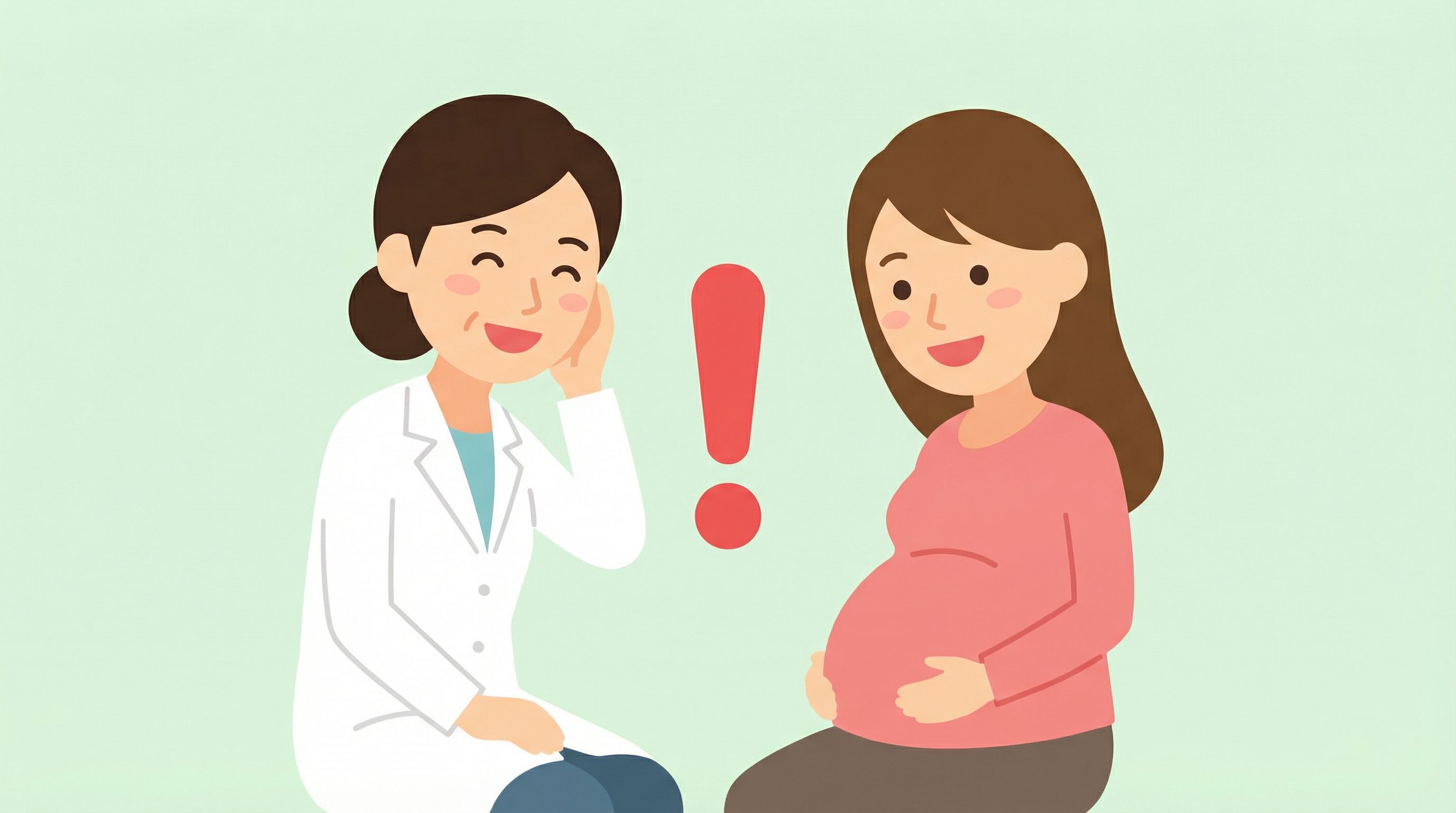 妊婦さんが水の飲用について、医師に相談