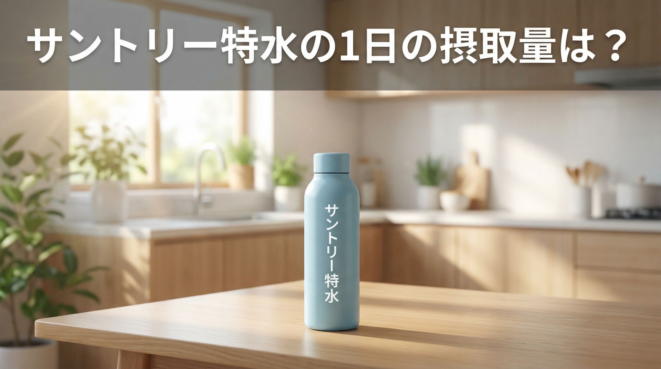 サントリー特水の1日の摂取量は？守らないと危険？正しい飲み方で、賢く内臓脂肪対策